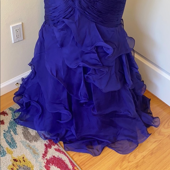 Ruffled Embellished Evening Prom Gown Dulcci Vetan - Picture 10 of 15